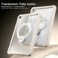thumbnail image 2 of Dteck with Tempered Glass Screen Protector Case for Samsung Galaxy Tab A11+ 11 Inch (SM-X230/X236) 2025,Shockproof Matte Translucent Back 360° Rotating Ring Stand Cover Shoulder Strap,Khaki, 2 of 9