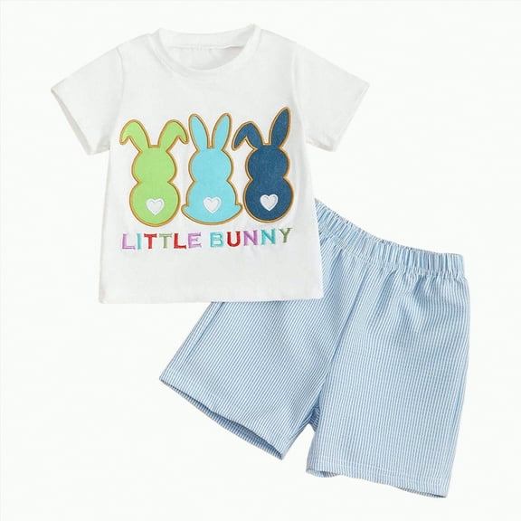 Boy Baby Clothes Toddler Boys Summer Set Kids Cotton Cute Print Short Sleeved Beach 0 6 12 18 24 Months 2T 3T Pants Tops T-Shirt Pants Shorts Two Pieces