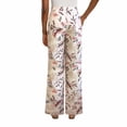 thumbnail image 3 of Briggs Womens Linen Blend Pants, 3 of 3