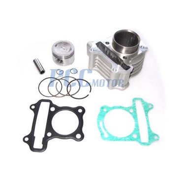 Kit Cilindro GOOFIT Big Bore 80cc Alesaggio 47mm Per Motore GY6 139QMB, Per Scooter, ATV E Go Kart, Pistone E Guarnizioni Incluse