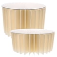 thumbnail image 4 of KAKOWELY Pedestal de cilindro de papel de 2 piezas, soporte cilíndrico redondo para centro de mesa de boda, 4 of 4