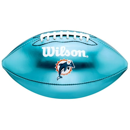 Wilson NFL Game Logo Jr. Football, Miami Dolphins
