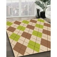 thumbnail image 2 of Ahgly Company Indoor Rectangle Patterned Cardboard Brown Gold Area Rugs, 2' x 4', 2 of 6
