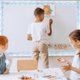 thumbnail image 2 of Cloud Mass Border Trim Wall Sticker 32.8ft Long Bulletin Board Border Sticker for Chalkboard Notice Board Decoration, 2 of 4