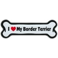 thumbnail image 1 of Dog Bone Magnet: I Love My Border Terrier | Dogs Doggy | Car Automobile, 1 of 1