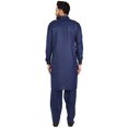 thumbnail image 2 of SKAVIJ Men's Pathani Kurta Pajama Set Indian Ethnic Casual Party Dress Blue XL, 2 of 6