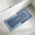 thumbnail image 4 of Antqov Bath Mat 16x47" Non Slip Long Bathroom Runner Thin Quickly Dry Bathroom Rugs Washable Bath Rug for Bathroom Home Floor, 4 of 6