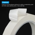 thumbnail image 3 of 1-1/5" x 72 Yard Graphic Tape Whiteboard Tape Dry Erase Pinstripe Tape for Grid Chart, White, 3 of 5