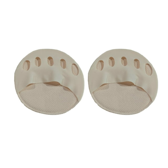 Visland Ball of Foot Cushions Socks Metatarsal Forefoot Pads for Women Anti-Slip Toe Topper Liner Socks High Heels Shoes Inserts for Foot Pain Relief