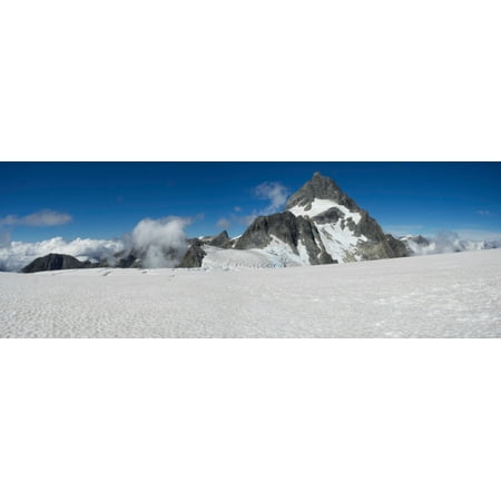View of the Bonner Glacier Mount Aspiring National Park West Coast South Island New Zealand Poster (Best National Parks In West Coast)