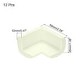thumbnail image 2 of Unique Bargains 12 Pack Protecteurs d'Angle, Protecteurs d'Angle de Table en Forme de L (Blanc Pur), 2 of 6
