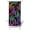 White-63, variant on Colorful Weed Leaf Waterproof Shower Curtain with Neon Marijuana Leaf Glow in the Dark, Artistic Tie Dye Weed Patterns, Includes 6 Hooks for Easy Installation