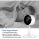 thumbnail image 3 of Cámara de seguridad Wifi Foohvr 1080p inalámbrica interior con audio bidireccional detección de movimiento humano, 3 of 3