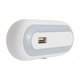 thumbnail image 2 of Lampara Iusa Luz de noche Oval con Usb 619104 blanco, 2 of 4