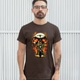 thumbnail image 3 of Tee Hunt Skeleton Rider T-shirt Route 66 Chopper Biker From Hell Outlaw Men's Tee, Brown, X-Large, 3 of 5