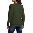 thumbnail image 5 of Cardigan Sweaters for Women Long Sleeve Open Front Button Up Cable Knit Cardigans with Pockets Fall Winter Coat, 5 of 7