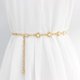 thumbnail image 1 of Vestido con cuentas y gancho para mujer, cadena para la cintura, moda coreana dulce, cinturón de metal decorativo con perlas, nueve, 1 of 6