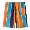 thumbnail image 3 of Levmjia Mens Shorts for Running,Workout,Training, Basketball Drawstring Print Beach Shorts Holiday Style Beach Shorts, 3 of 8