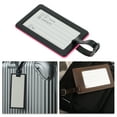 thumbnail image 4 of Unique Bargains 1 Pc Suitcase Airplane Pattern Luggage Tag for Travelling Pink, 4 of 4