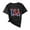 Black, variant on UVEASISHA Cute Patriotic Graphic Tee for Women Short Sleeve 4th of July Shirts Loose Casual Streetwear T-Shirt Independence Day Gift Blue M