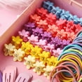 thumbnail image 2 of Pince à Cheveux pour Filles Couleur Bonbon, Queue de Cheval, Support E5 S6V7 SAL C3R2, 2 of 9
