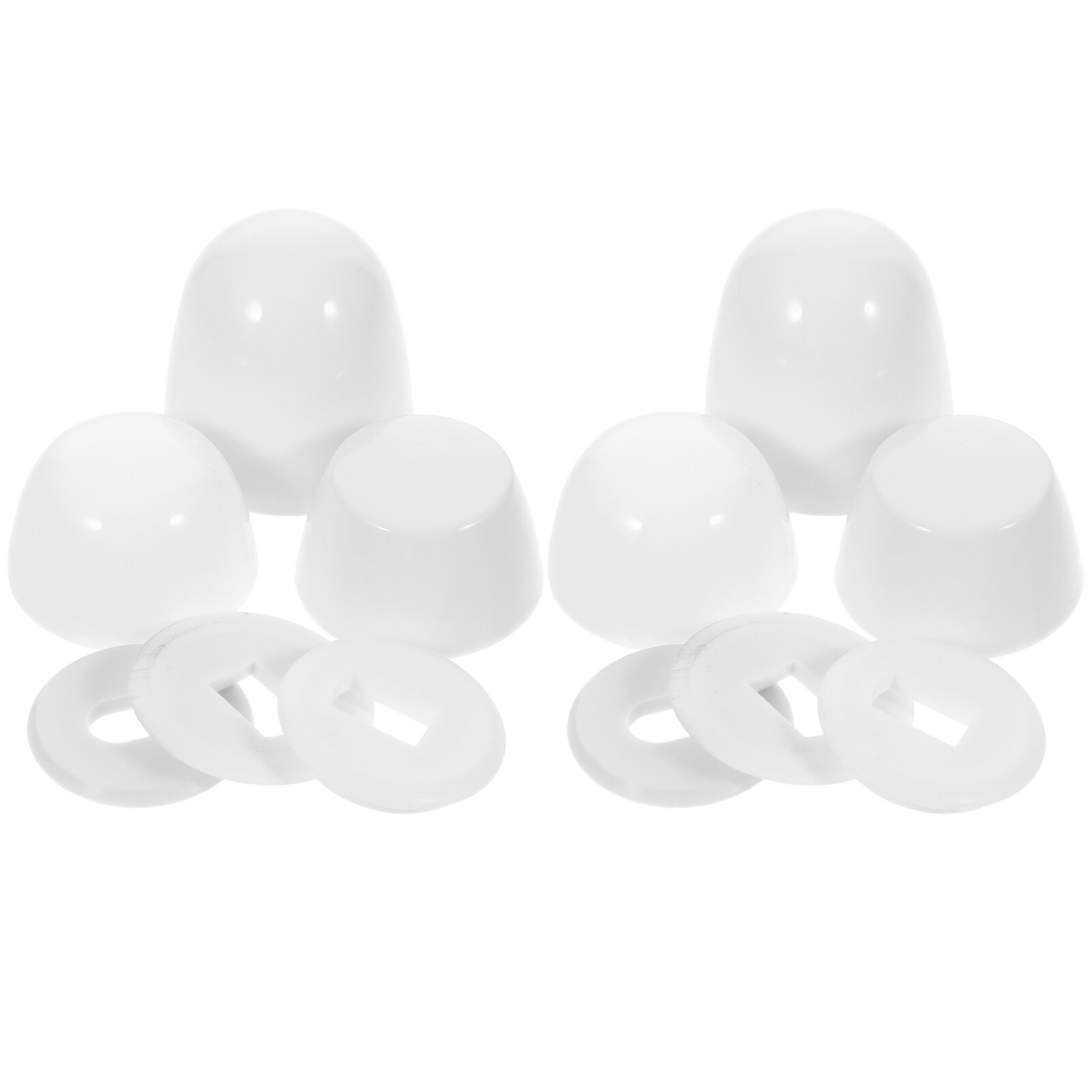 Toilet bolt covers 2 Sets Toilet Bolt Caps Universal Toilet Bowl Bolt