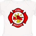 thumbnail image 4 of Inktastic Maltese Cross Firefighter Boys or Girls Long Sleeve Baby Bodysuit, 4 of 5