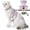 B, variant on Double Reinforced Breakaway Cat Leash with Reflective for Secure Outdoor Pet Walking