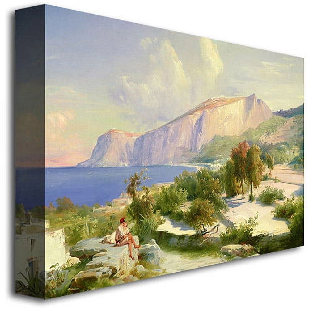 Trademark Fine Art "The Marina Grande" Canvas Wall Art by Karl Blechen