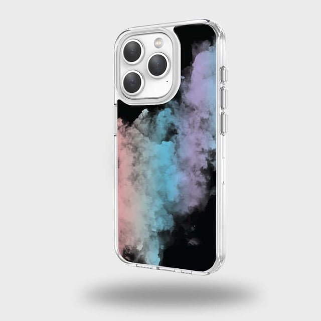 Caseco iPhone 15 Pro Case With Mag-Safe - Rainbow Cloud