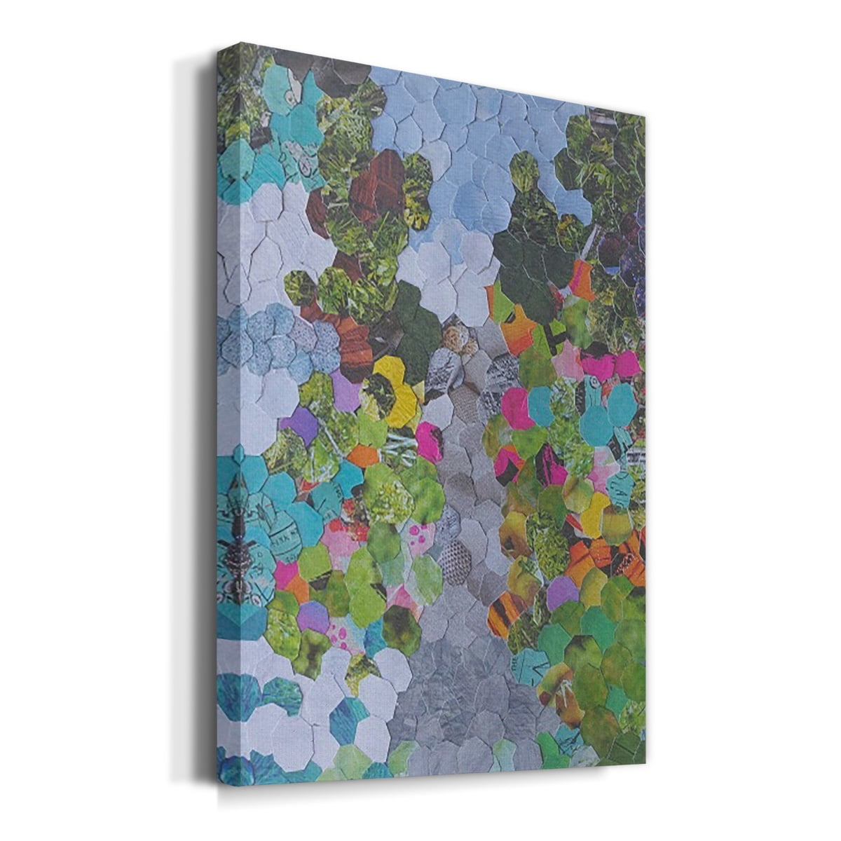 Magenta Garden Premium Gallery Wrapped Canvas - Ready to Hang