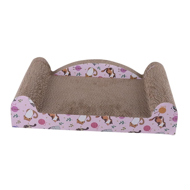 Almohadilla para rascar gatos Yuyangstore de cartón para pequeño mediano y grande 17x9x4in