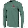 thumbnail image 2 of Men's  Green Oklahoma Sooners Comfort Colors Merry Christmas Tree Long Sleeve T-Shirt, 2 of 3
