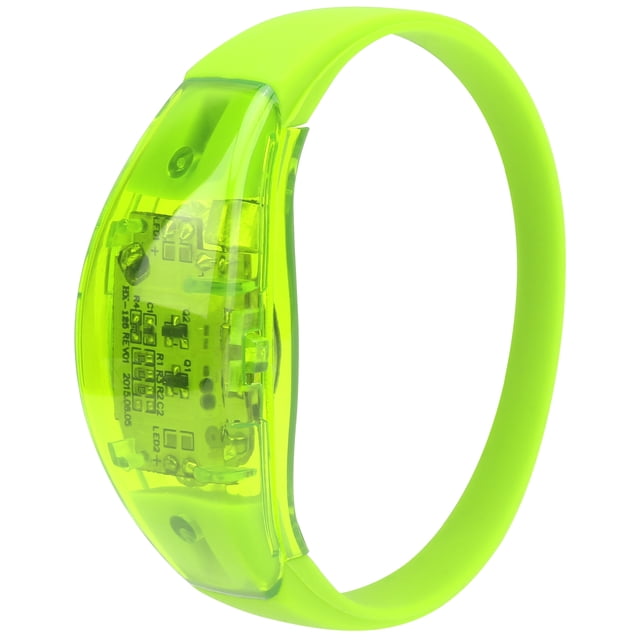 Bracelet LED pour Course de Nuit, Bracelet LED Clignotant Contrôle Sonore Technologie Révolutionnaire