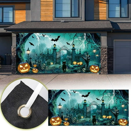 

Hot Sale Garage Door Decoration Background Large Hanging Background Garage Wall Decoration Party Indoor And Outdoor Decoration Banner Cover