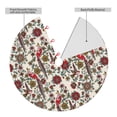 thumbnail image 2 of Yiaed Dark Enchanted Flowers And Birds Print Christmas Tree Skirt , Tree SkirtsTree Mat for Christmas Winter Holiday Indoor Decorations-30", 2 of 7