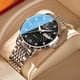 thumbnail image 2 of Reloj luminoso impermeable para hombre blanco, 2 of 9