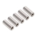thumbnail image 3 of 20 Pcs Round Connector Nut M6x1.0 10 L25mm Rod Coupling Nuts Stainless Steel Threaded Sleeve Rod, 3 of 14