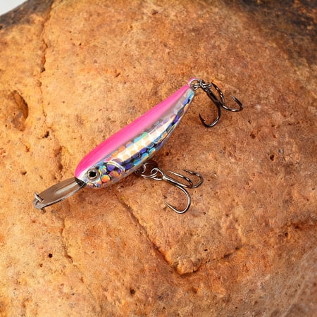 Soft Submerged Mi-Nino Fake Micro Automatic Sonar Dog Ultra-Long Range Casting Iron Fishing Tackle Micro Minnow Lure For Bass Trout Fishing With Automatic Sonar & Ultra-Long