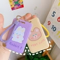 thumbnail image 5 of Cartoon Waterproof Bank Credit Card Work Card Office School Card Bag ID Card Cover Card Sleeve Card Holder Badge Holder G, 5 of 8