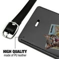 thumbnail image 3 of Kittens Selfie Picture Rectangle Leather Luggage Card Suitcase Carry-On ID Tag, 3 of 8