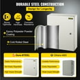 thumbnail image 4 of VEVOR NEMA Steel Case, 20x16x6'' NEMA 4X Metal Electric Enclosure, IP66 Water & Dust Resistant, Suitable for Both Outdoor/Indoor Use, Includes Mounting Plate, 4 of 10