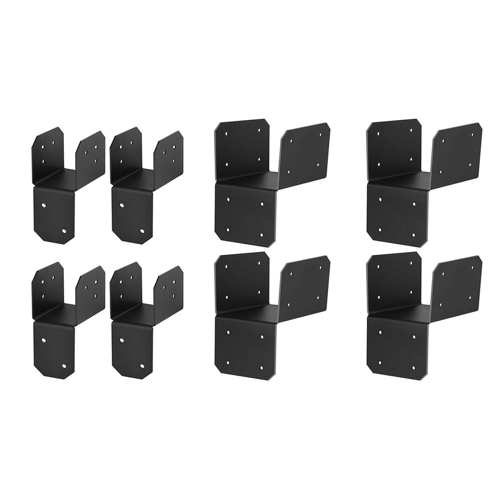 4Pcs Joists Anchors Connector Posts Caps Tie Bracket Wooden house Hanger Joint Post Caps Enduring
