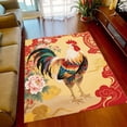 thumbnail image 2 of Modern 3D White Wall Tiger Carpet Angry Ink Dot High Precision Printing Anti-Slip Anti-Fatigue Home Use Machine Washable Durable Carpet for Living Room Bedroom Zoo Decor (6, 3x5ft), 2 of 7