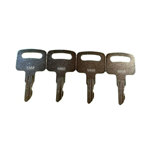 4 Pack 55# 2860030 9901 Ignition Keys for JLG and Upright Man Lift - Scissors Lift Ignition E2 E600 33RTS