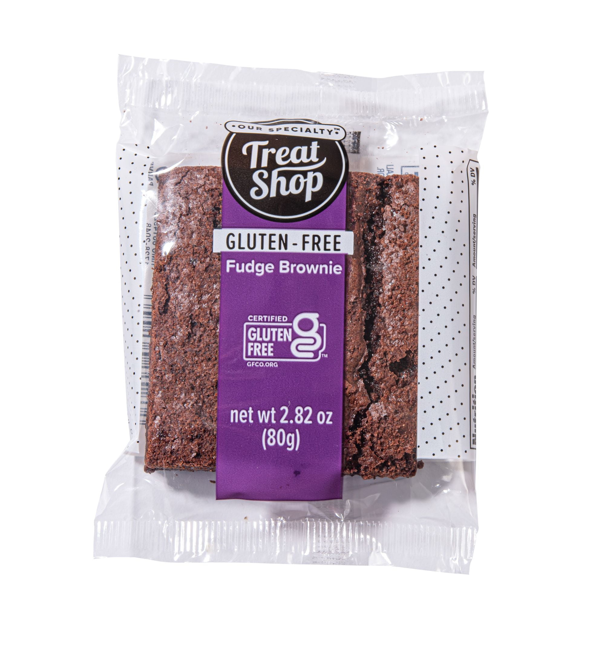 Our Specialty Gluten Free Chocolate Fudge Brownies, Individually Wrapped, 12 Pack