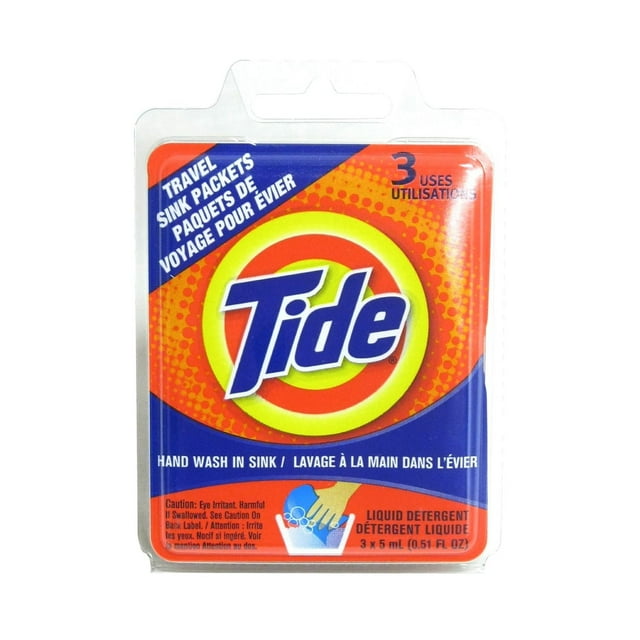Tide Travel Sink Packets 3 Pack