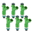 thumbnail image 1 of Boquilla de inyección de combustible No.16600JK20A para Nissan Pathfinder 14-20 3.5L verde 6 piezas, 1 of 6