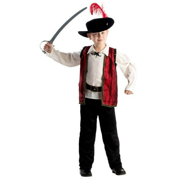 Courageous Musketeer Boys Costume - Large - Age 12 to 14