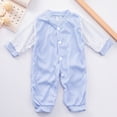 thumbnail image 4 of NOLDARES Newborn Layette Gift Set 8Piece Baby Boy Girl Clothes Bodysuits, Pants Essentials and Accessories Outfits(A090-Blue), 4 of 7